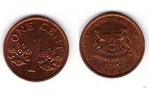 Singapore 1995 - 1 cent