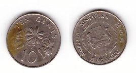 Singapore 1990 - 10 cents