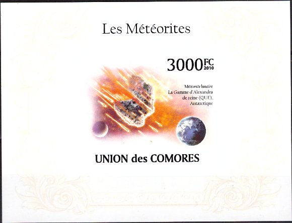 Comores 2010 -  meteoriti, colita ndt neuzata