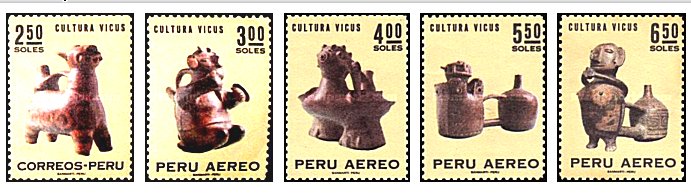 Peru 1970 - Ceramica, arheologie, serie neuzata