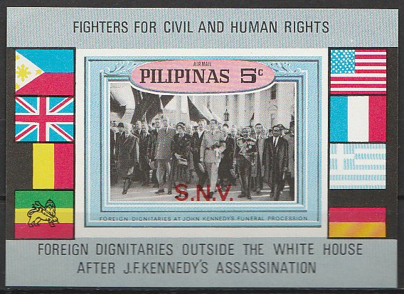 Filipine 1968 - Kennedy, colita ndt neuzata