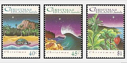 Christmas Island 1993 - Craciun, serie neuzata