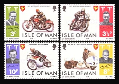 Isle of Man 1974 - Moto-racing, serie neuzata