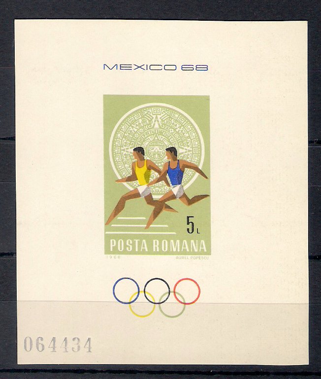 1968 - Jocurile Olimpice Mexic, colita neuzata