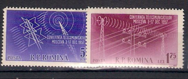 1957 - Conferinta telecomunicatiilor, serie neuzata