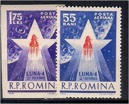 1963 - Luna 4, serie neuzata