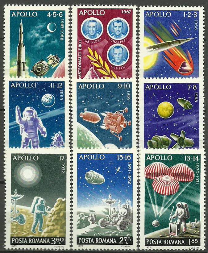 1972 - Incheierea programului Apollo, serie neuzata