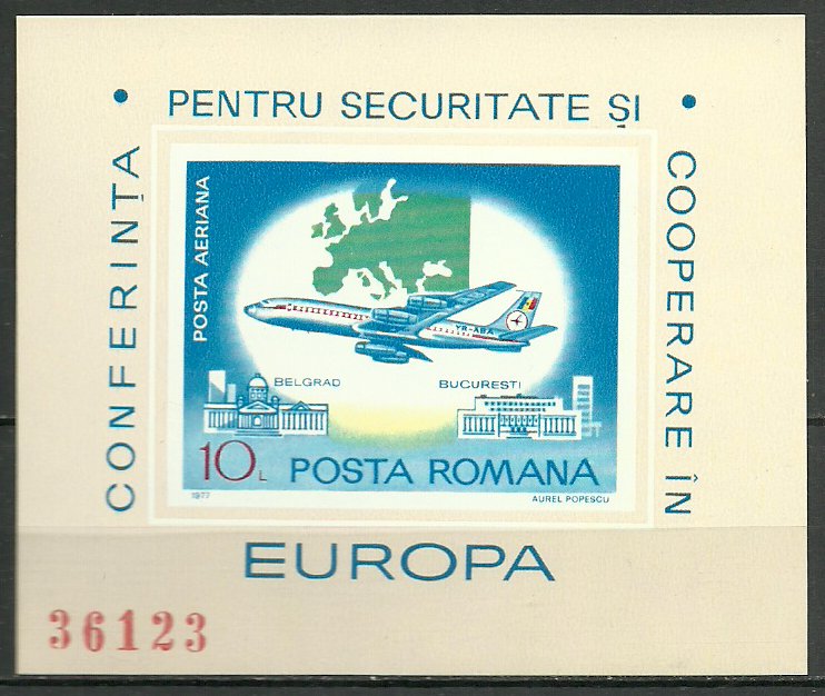 1977 - Conferinta pt securitate, avion, colita ndt neuzata