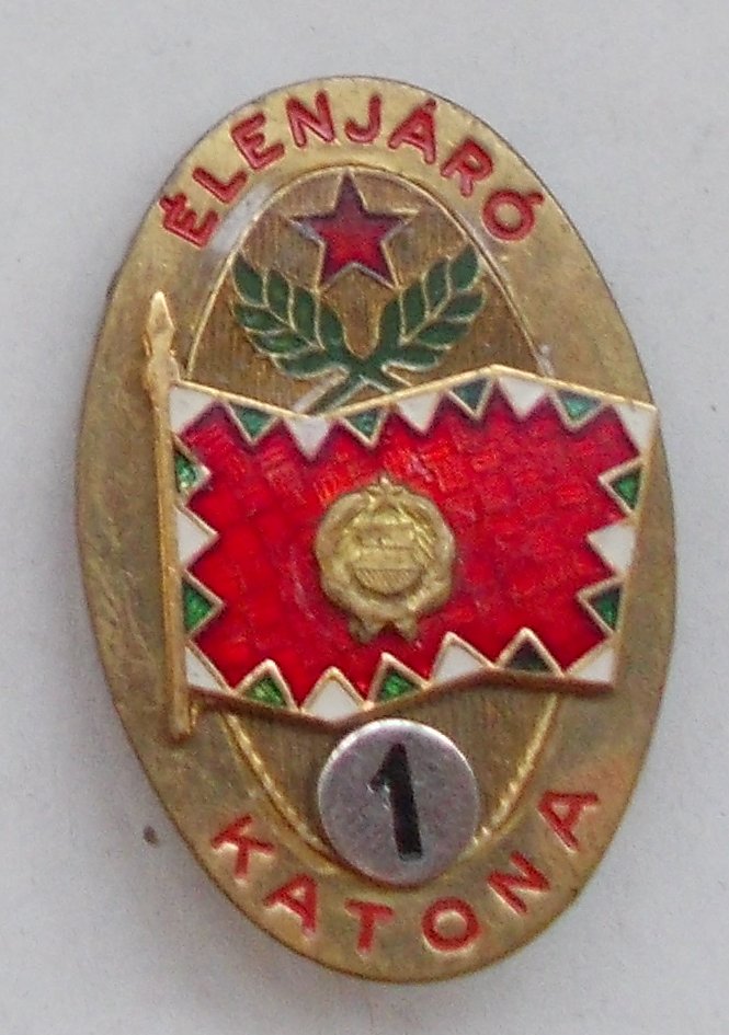 Insigna Ungaria comunista militaria, militar de frunte