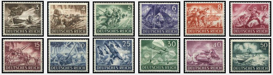 Deutsches Reich 1943 - Hero Memorial Day, armata, serie neuzata