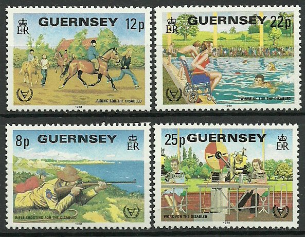 Guernsey 1981 - parasport, serie neuzata