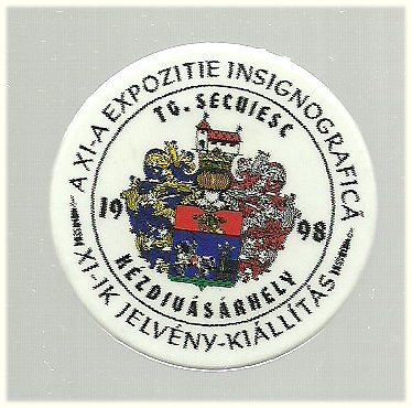 Insigna XI-lea expo Insignografica Tg.Secuiesc 1998