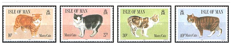 Isle of Man 1989 - Pisici, serie neuzata