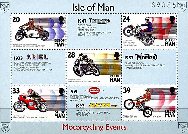 Isle of Man 1993 - Motociclism, bloc neuzat