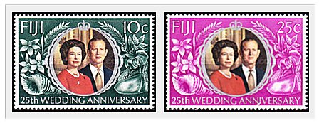 Fiji 1972 - Royal wedding, serie neuzata