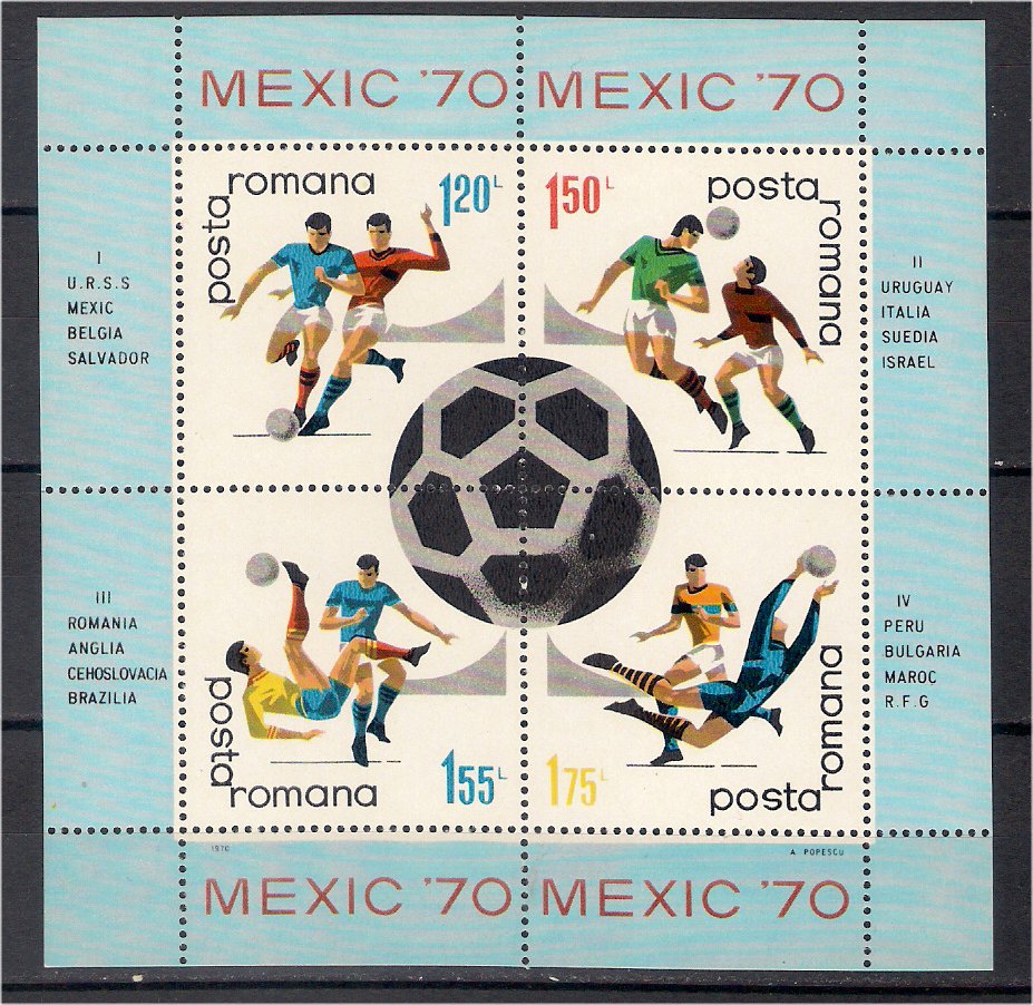 1970 - CM fotbal Mexic, bloc neuzat