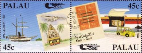 Palau 1990 - expo Pacifica, serie neuzata