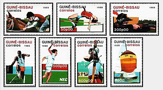 Guinea Bissau 1988 - JO Seoul, serie neuzata