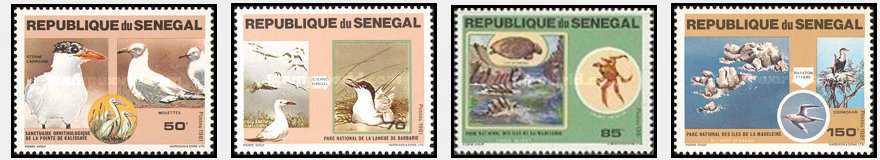 Senegal 1981 - Parcuri nationale, serie neuzata