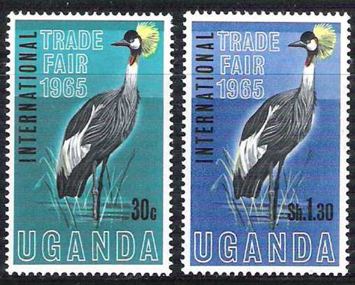 Uganda 1965 - Pasari, Trade Fair, serie neuzata