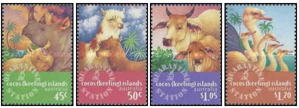 Cocos (Keeling) Islands 1996 - Cocos Quarantine Station, animale