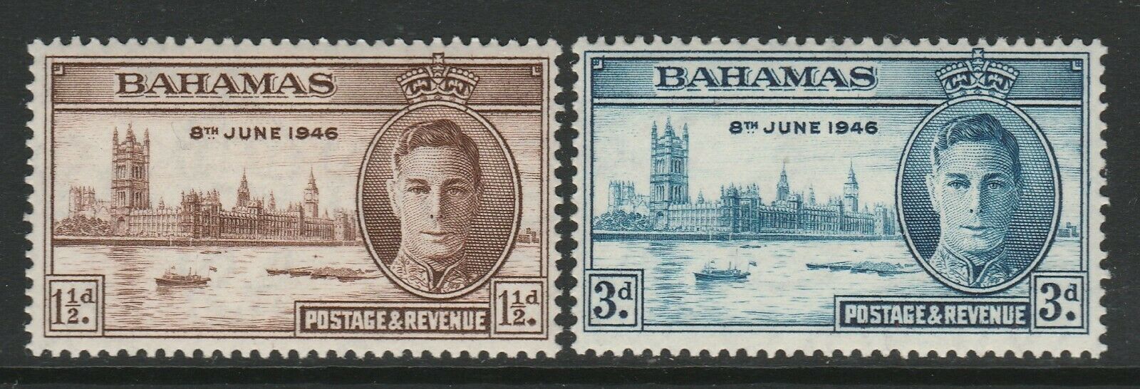 Bahamas 1946 - Victoria, serie neuzata