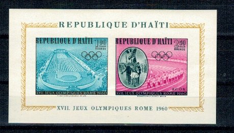 Haiti 1960 - Jocurile Olimpice Roma, sport, colita neuzata