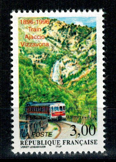 Franta 1996 - Cai ferate, tren, neuzat