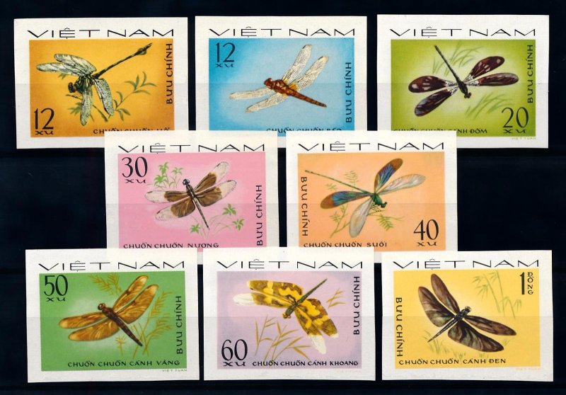 Vietnam 1977 - Libelule, insecte, serie ndt neuzata