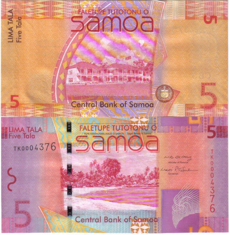 Samoa 2005 - 5 tala UNC