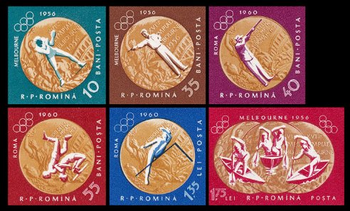 1961 - JO medalii, serie ndt neuzata