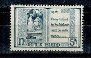Norfolk Island 1961 - Craciun, neuzat