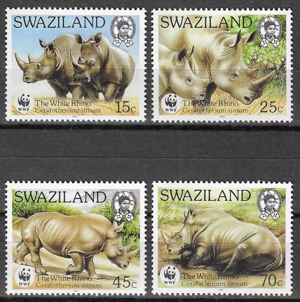 Swaziland 1987 - Fauna WWF, animale, serie neuzata