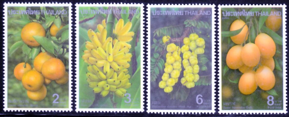 Thailanda 1993 - Fructe, serie neuzata