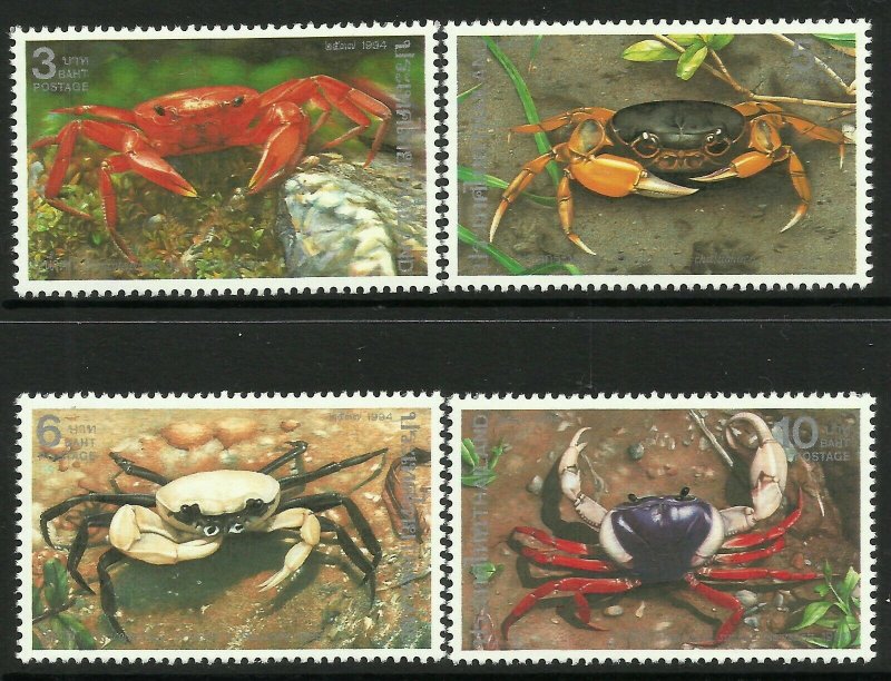 Thailanda 1994 - Crabi, fauna, serie neuzata