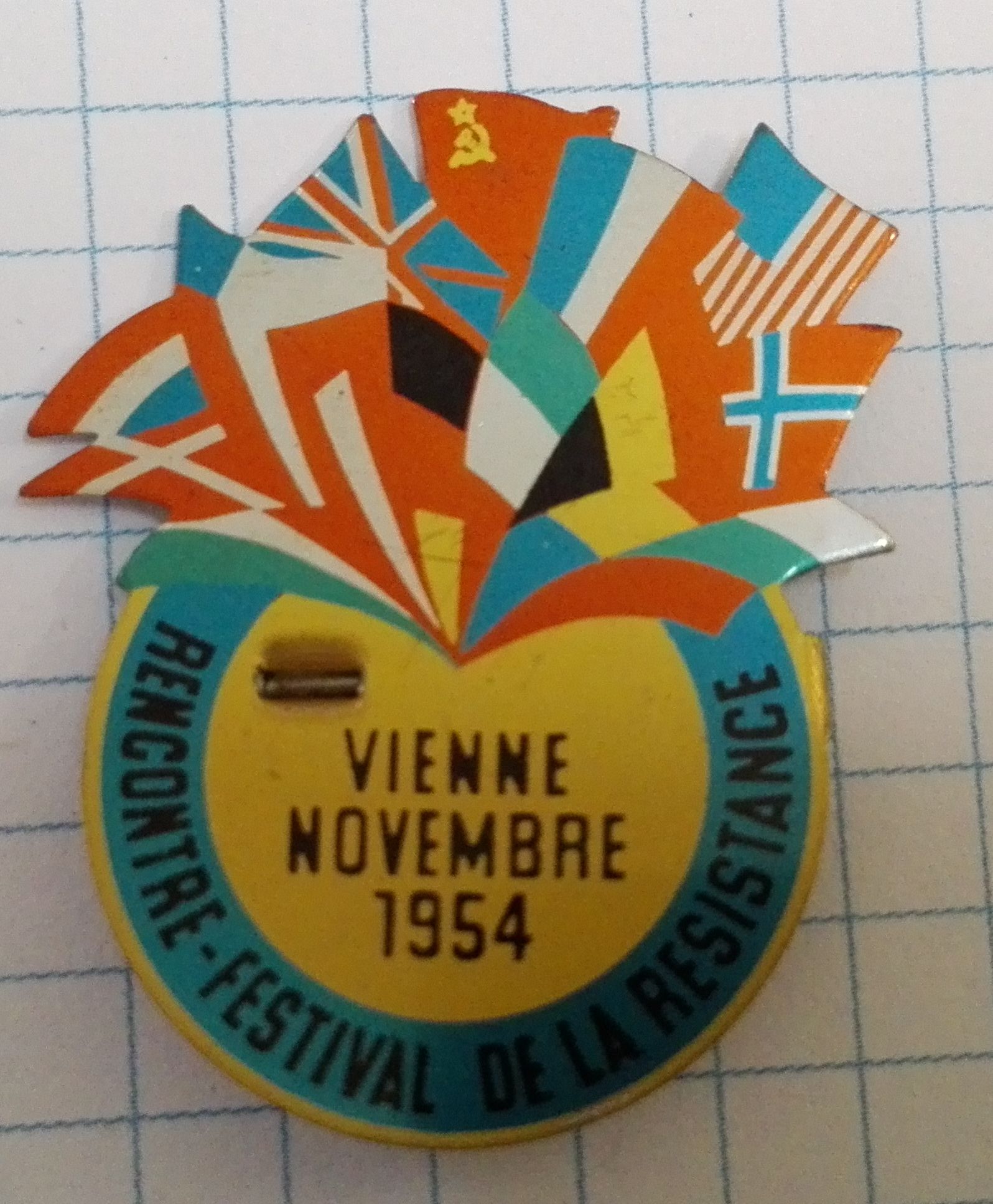 Insigna 1954 - Festivalul Rezistentei Viena