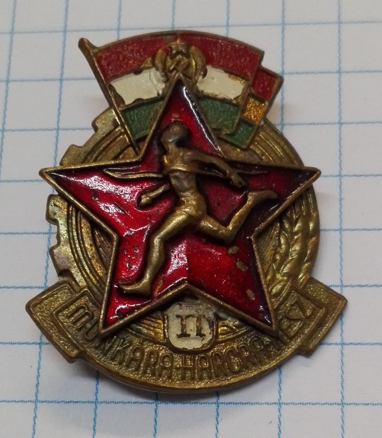 Insigna Ungaria comunista - MHK (GMA), cls.1