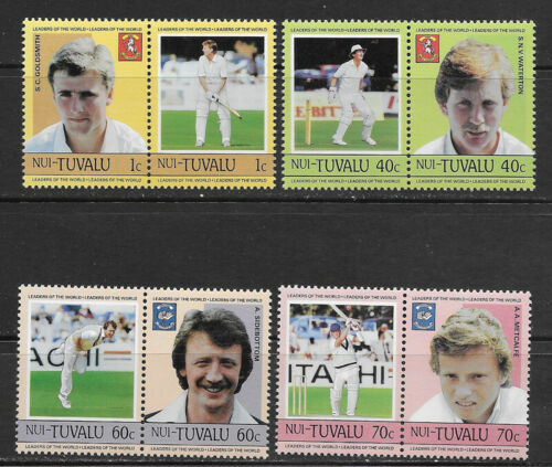 Nui-Tuvalu 1985 - Cricket players serie neuzata