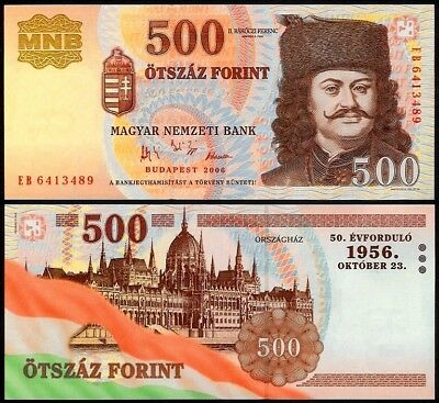 Ungaria 2006 - 500 forint UNC