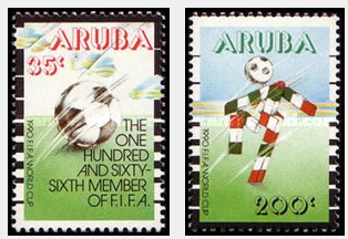 Aruba 1990 - Campionatul Mondial Fotbal, serie neuzata