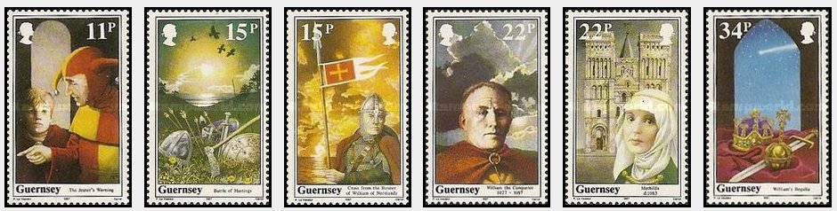 Guernsey 1987 - William Cuceritorul, serie neuzata