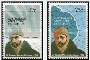 Australian Antarctic 1982 - Sir Douglas Mawson serie neuzata