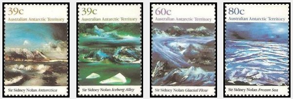 Australian Antarctic 1989 - Vederi, picturi, peisaje, serie neuz