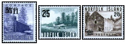 Norfolk Island 1960 - Motive locale, serie neuzata