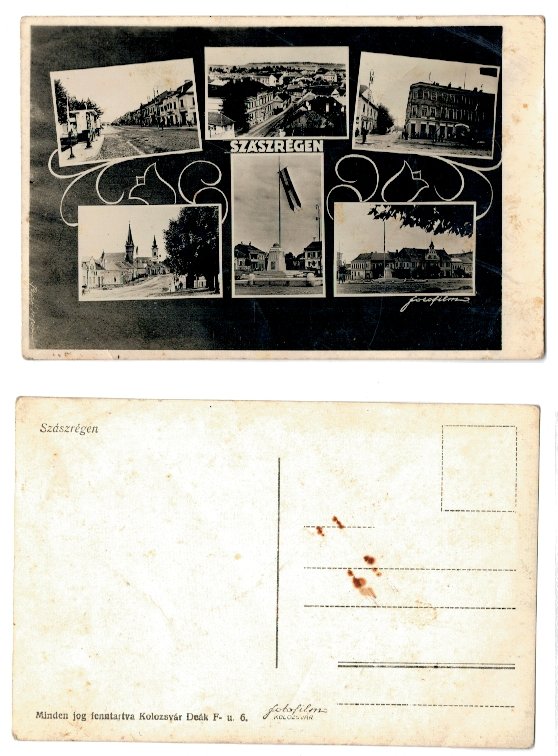Reghin (Mures) 1940(aprox.) - Ilustrata necirculata