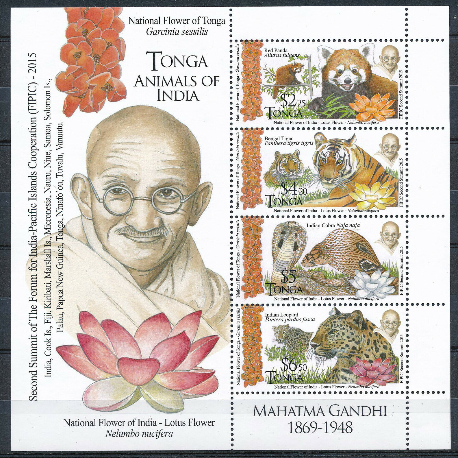 Tonga 2016 - Fauna, Gandhi, bloc neuzat