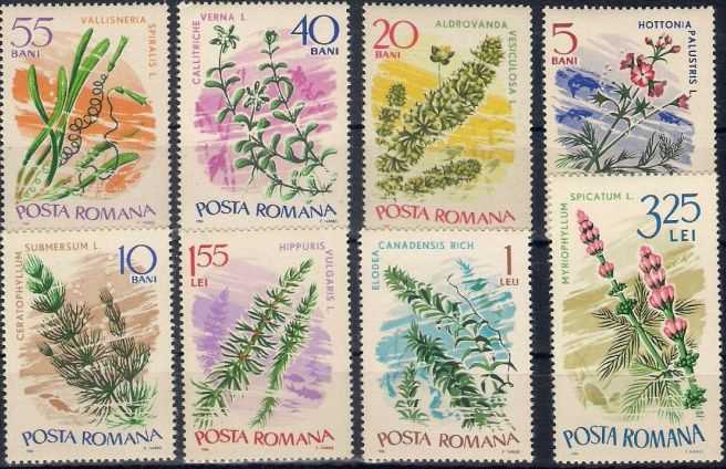 1966 - Plante subacvatice, flora, serie neuzata