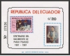 Ecuador 1981 - Picasso, bloc neuzat