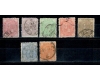 1890/91 - Cifra, fara filigran, serie uzata