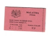 Perak(Malaysia) 1971 - Fluturi, carnet filatelic neuzat